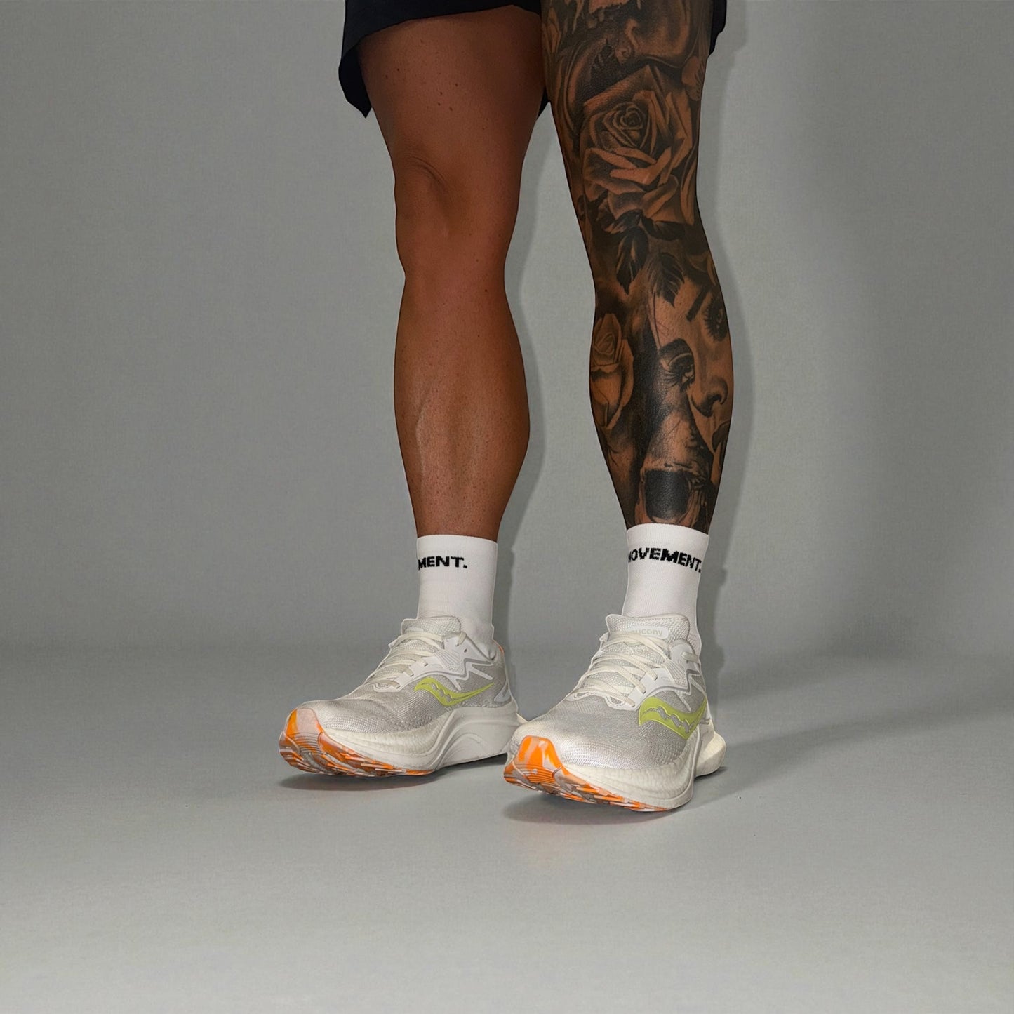 White Running Socks