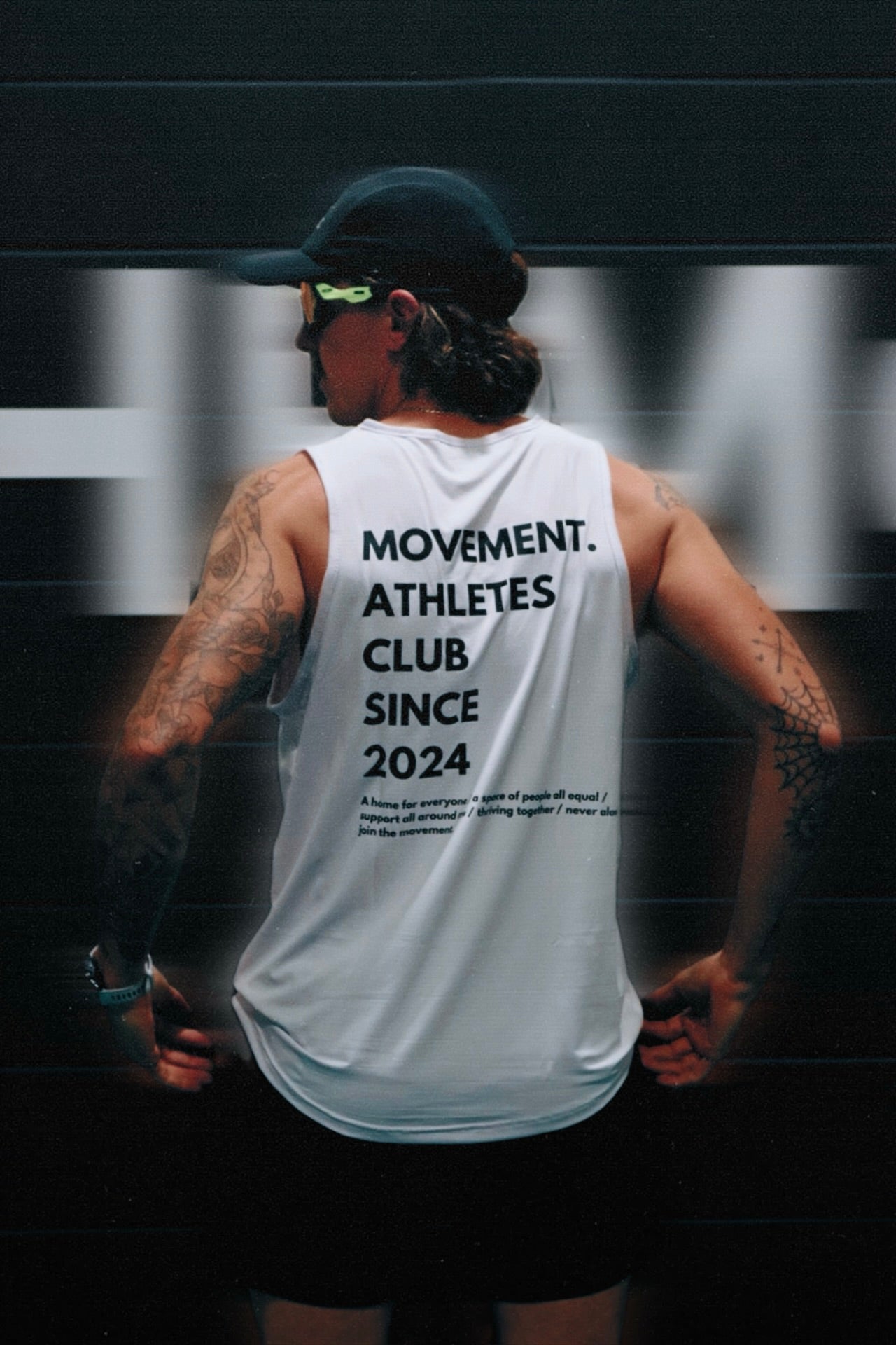 Performance Core Running Tank White
