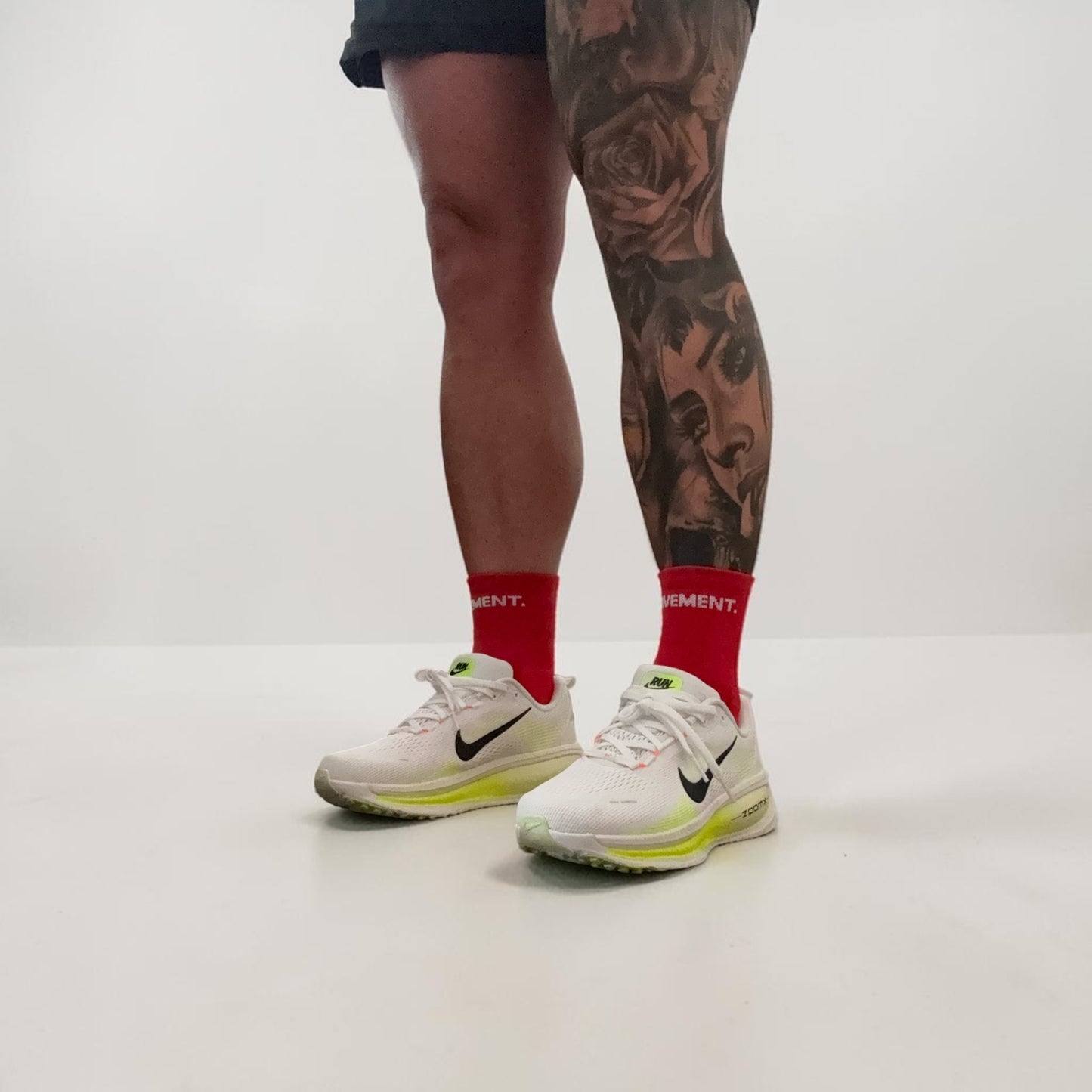 Red Running Socks