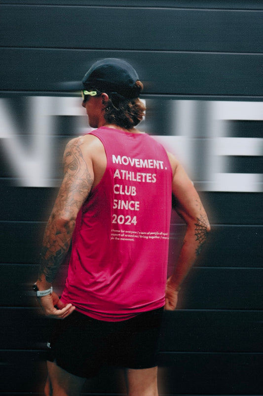 Performance Core Running Tank Pink