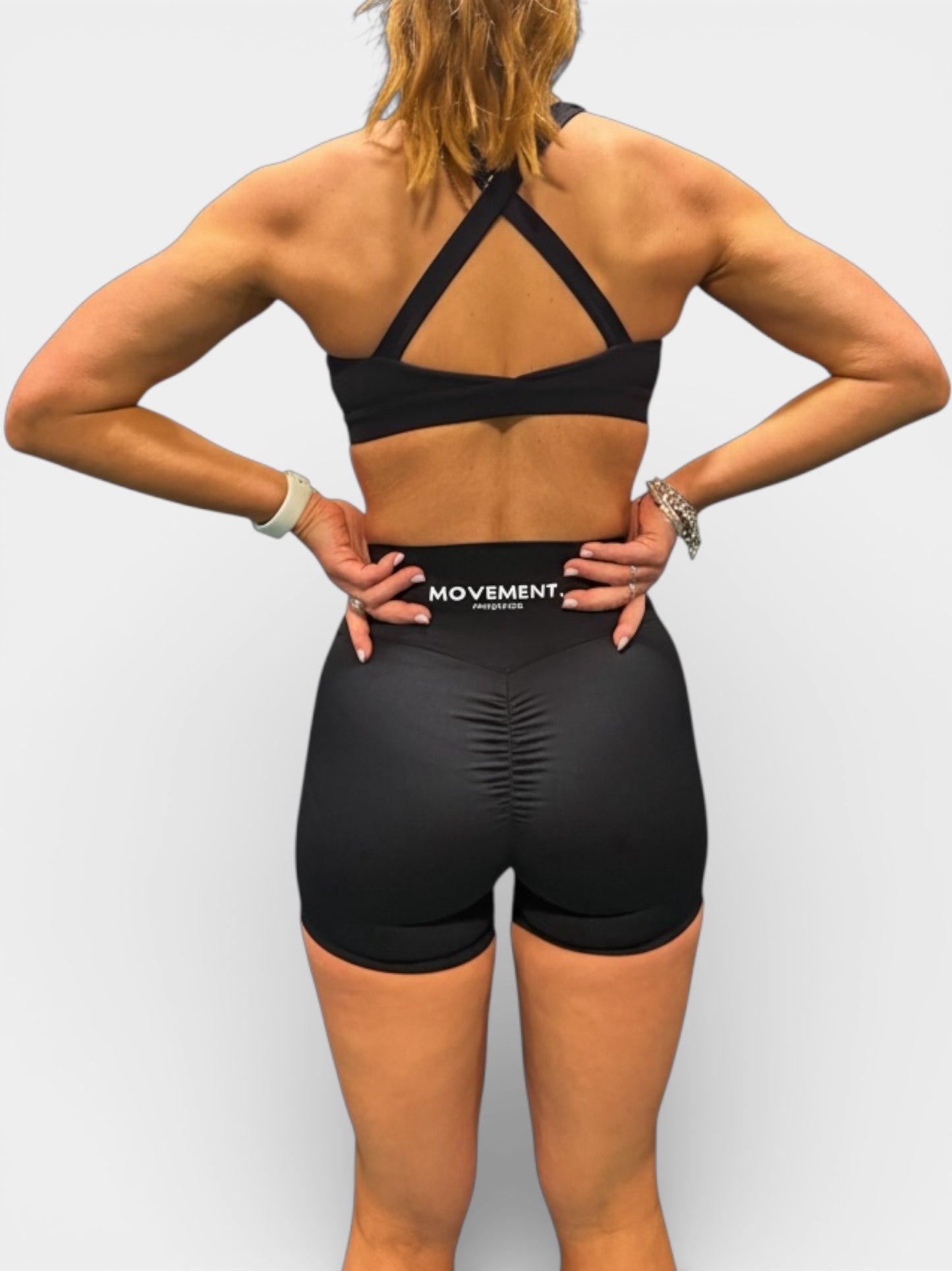 Athletes Club. Cross back sports bra