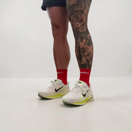 Red Running Socks
