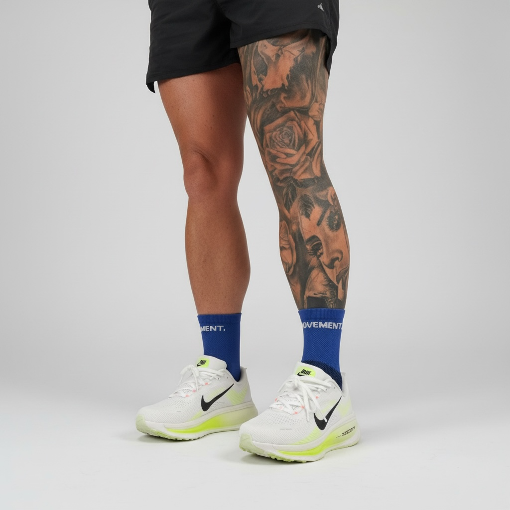Royal Blue Running Socks