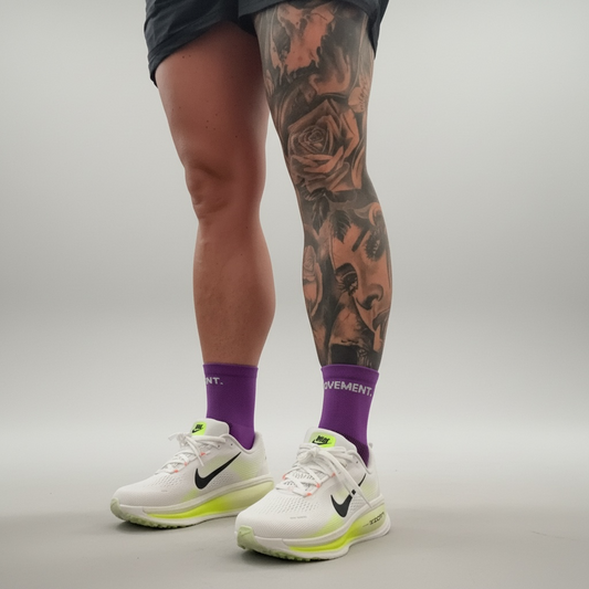 Purple Running Socks